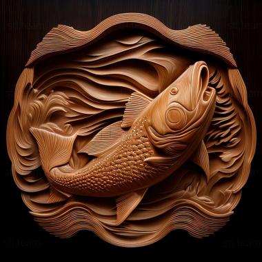 3D модель Риба шукіна (STL)